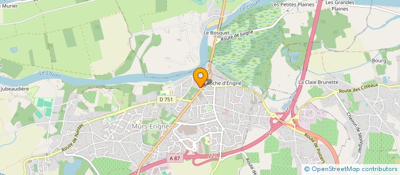 localisation de l'entreprise SCI SENERA  MURS-ERIGNE