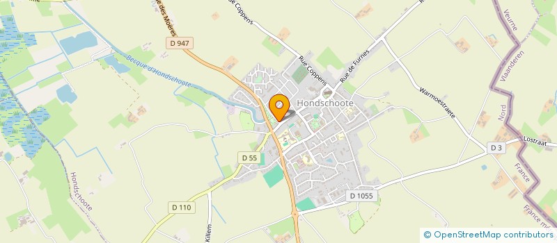 localisation de l'entreprise SCI SENEVE  HONDSCHOOTE