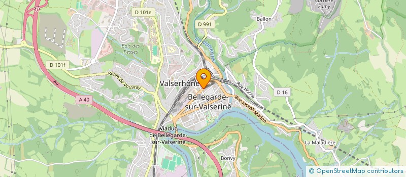 localisation de l'entreprise SCI SENEVE à VALSERHONE