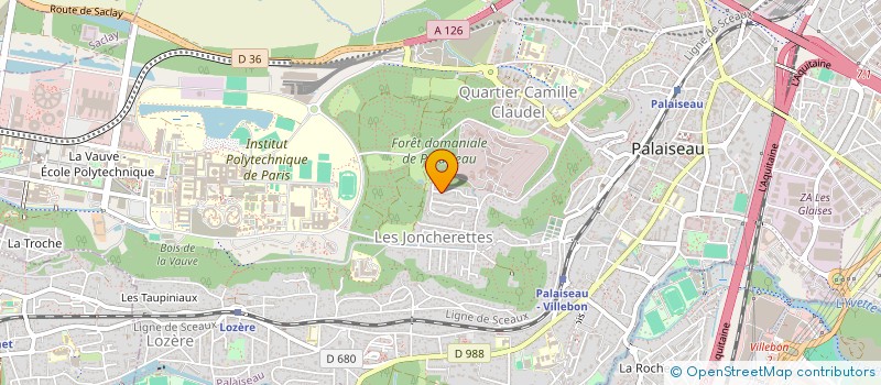 localisation de l'entreprise SCI SENGA à PALAISEAU