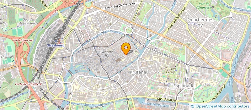 localisation de l'entreprise SCI SENGENWALD  STRASBOURG