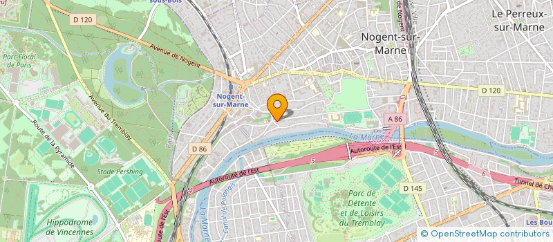localisation de l'entreprise SCI SENGHETMOR à NOGENT-SUR-MARNE