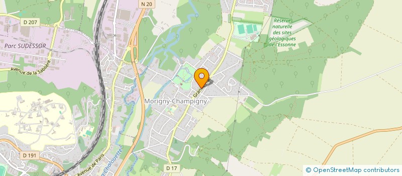 localisation de l'entreprise SCI SENIGUI  ORMOY-LA-RIVIERE