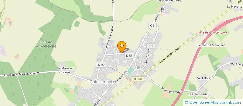 localisation de l'entreprise SCI SENIOR COURCELLES à QUINCAMPOIX