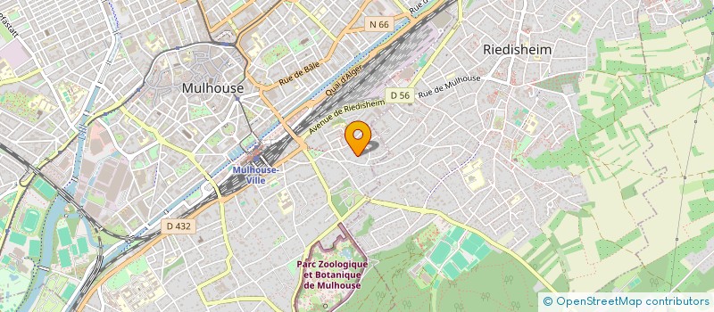 localisation de l'entreprise SCI SENIOR HOME  MULHOUSE