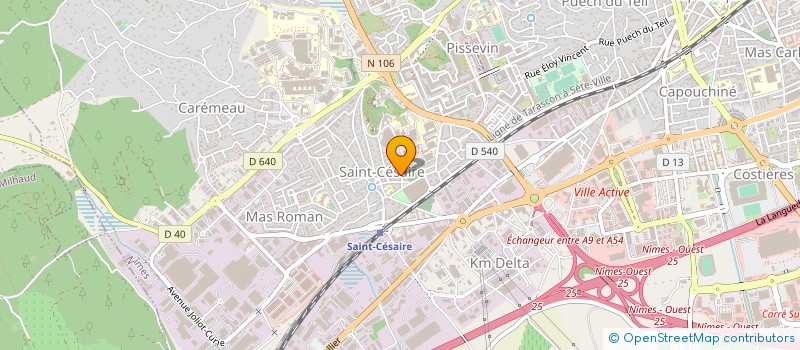 localisation de l'entreprise SCI SENIORS QUIETUDE BARBASTE à NIMES
