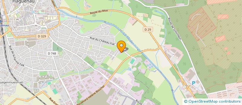 localisation de l'entreprise SCI SENLER  HAGUENAU