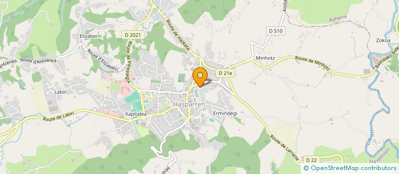 localisation de l'entreprise SCI SENMARTINENIA à HASPARREN