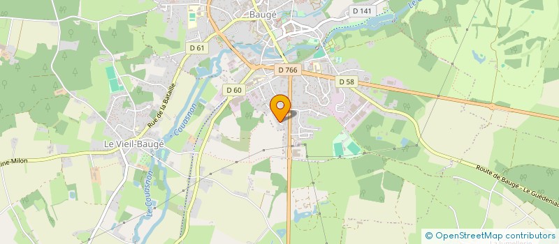 localisation de l'entreprise SCI SENNEGON  BAUGE-EN-ANJOU