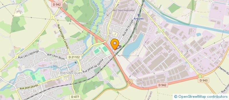 localisation de l'entreprise SCI SENNINA  ARQUES