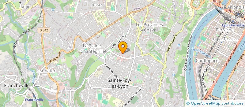 localisation de l'entreprise SCI SENOCA  SAINTE-FOY-LES-LYON