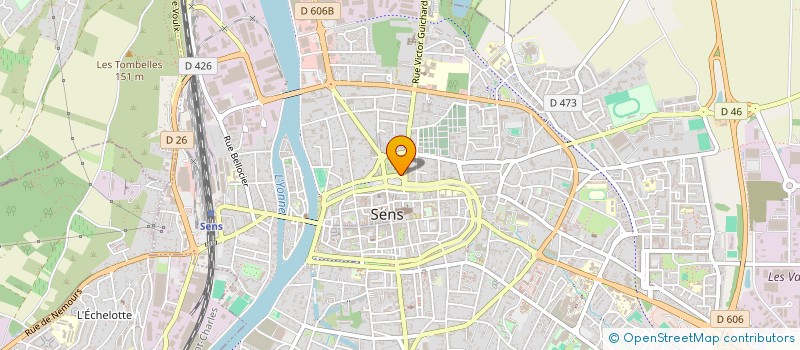 localisation de l'entreprise SCI SENONAISE à SENS