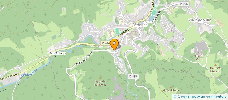 localisation de l'entreprise SCI SENONES  SENONES