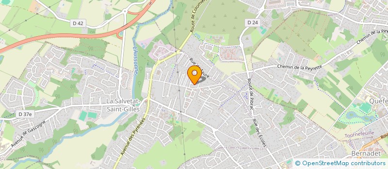 localisation de l'entreprise SCI SENOUS 8522  LA SALVETAT-SAINT-GILLES