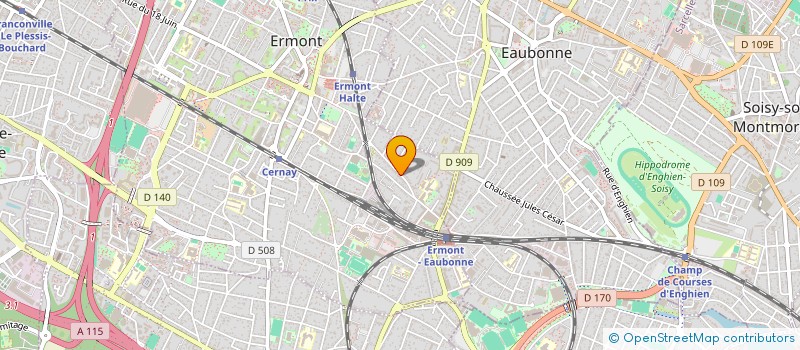 localisation de l'entreprise SCI SENOUSSAOUI à ERMONT