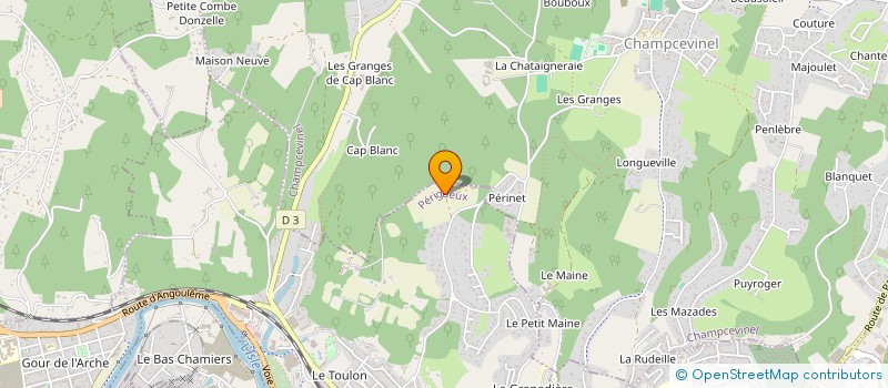 localisation de l'entreprise SCI SENREN  CHAMPCEVINEL