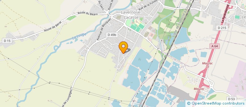 localisation de l'entreprise SCI SENTENAC  LAVERNOSE-LACASSE