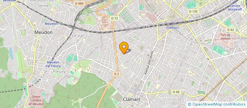 localisation de l'entreprise SCI SENTIER DES HAUTS MONTROUS  CLAMART