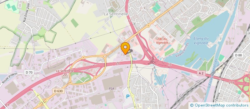 localisation de l'entreprise SCI SENTRIVAL  TRITH-SAINT-LEGER