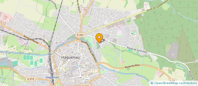 localisation de l'entreprise SCI SENUCAR  HAGUENAU