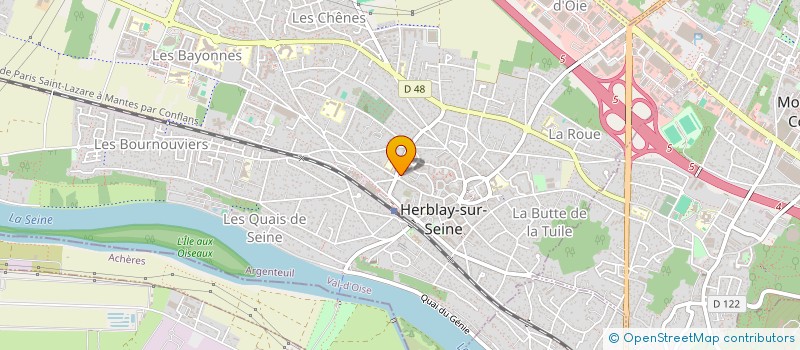 localisation de l'entreprise SCI SEP  HERBLAY-SUR-SEINE