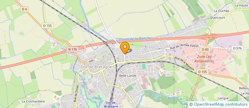 localisation de l'entreprise SCI SEP  BAGUER-PICAN