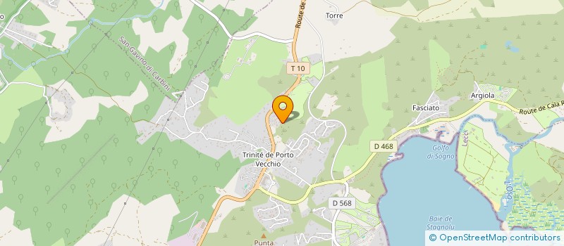 localisation de l'entreprise SCI SEP LOCATION à PORTO-VECCHIO