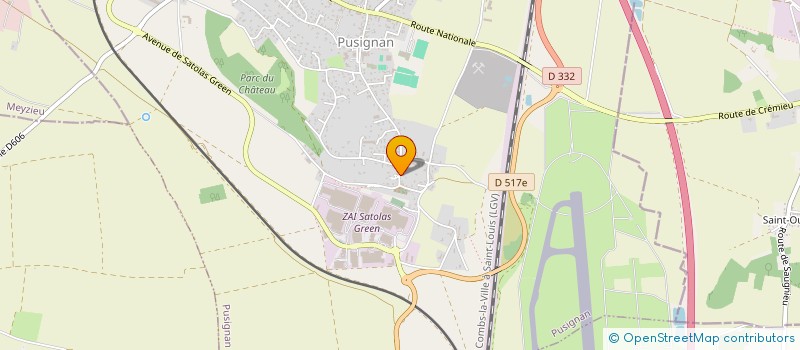 localisation de l'entreprise SCI SEPAE  PUSIGNAN