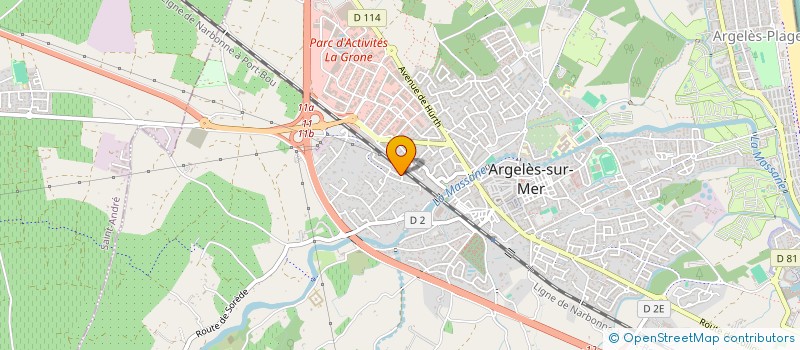 localisation de l'entreprise SCI SEPAL à ARGELES-SUR-MER
