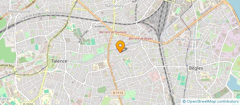 localisation de l'entreprise SCI SEPAN à BEGLES