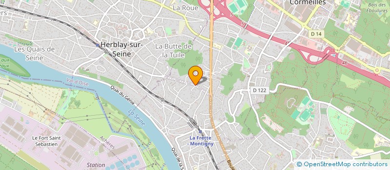 localisation de l'entreprise SCI SEPHI  MONTIGNY-LES-CORMEILLES