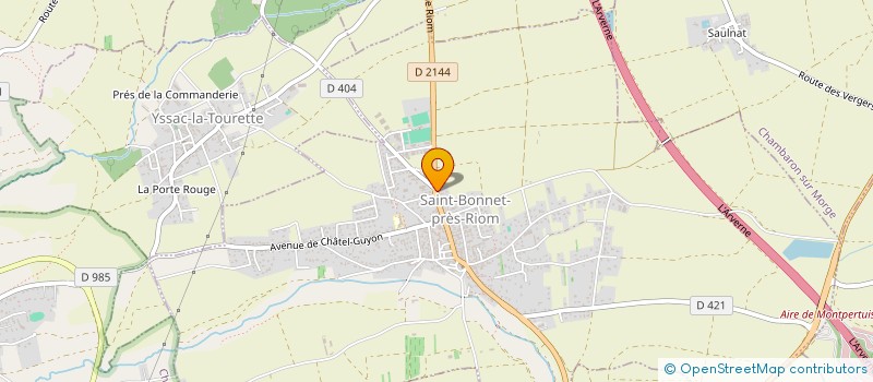 localisation de l'entreprise SCI SEPHIL  SAINT-BONNET-PRES-RIOM