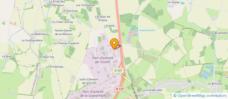 localisation de l'entreprise SCI SEPHIM  HERIC