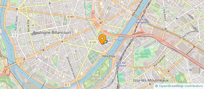 localisation de l'entreprise SCI SEPHIM à BOULOGNE-BILLANCOURT