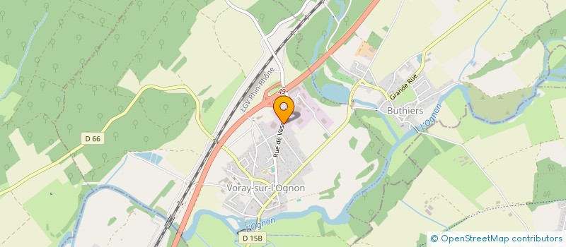 localisation de l'entreprise SCI SEPHIMO LCF  VORAY-SUR-L'OGNON