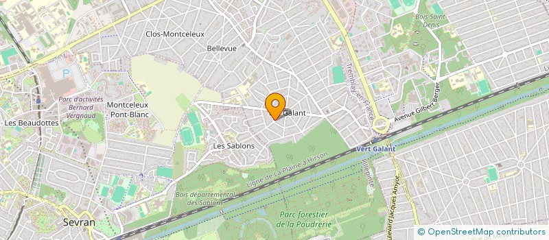 localisation de l'entreprise SCI SEPHINACE à VILLEPINTE