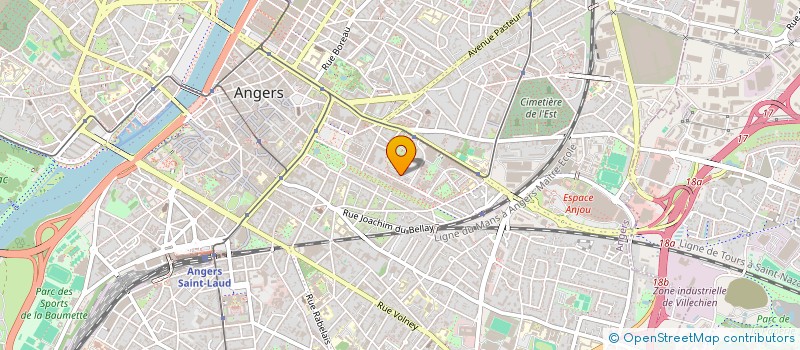 localisation de l'entreprise SCI SEPHRA à ANGERS
