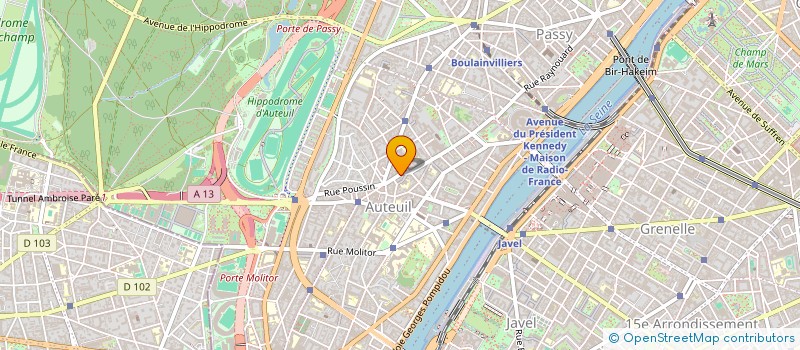 localisation de l'entreprise SCI SEPIM  PARIS