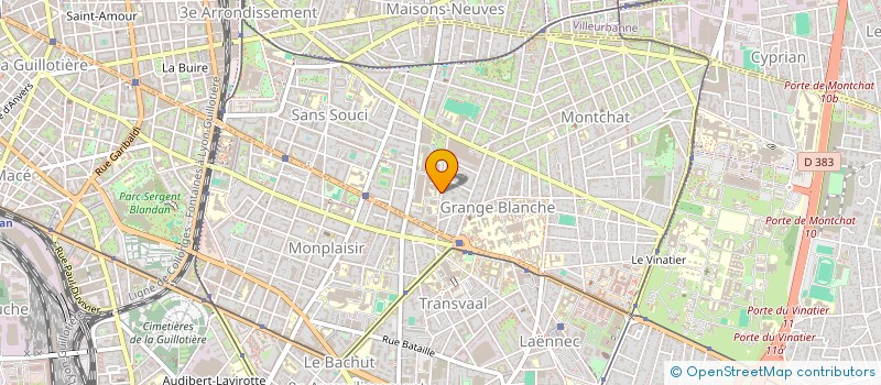 localisation de l'entreprise SCI SEPR-AFPIA SUD EST  LYON