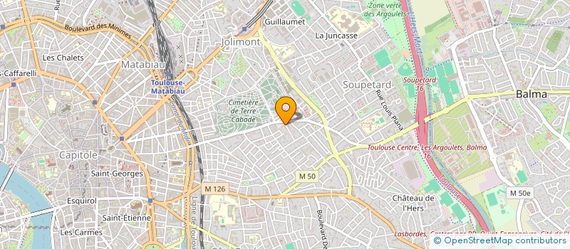 localisation de l'entreprise SCI SEPT 100 à TOULOUSE
