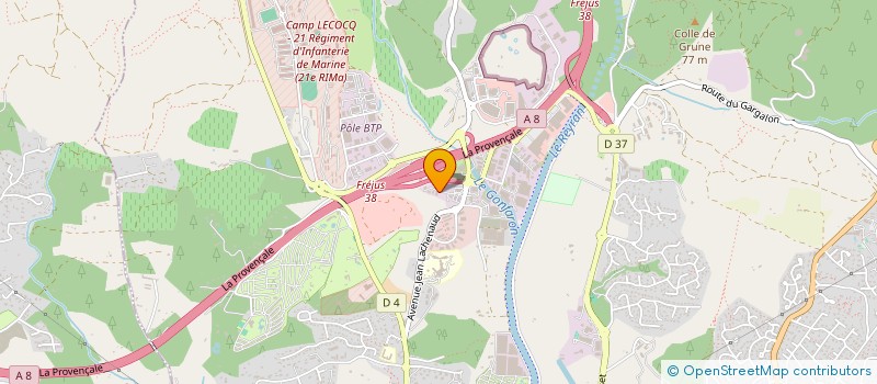 localisation de l'entreprise SCI SEPT à FREJUS