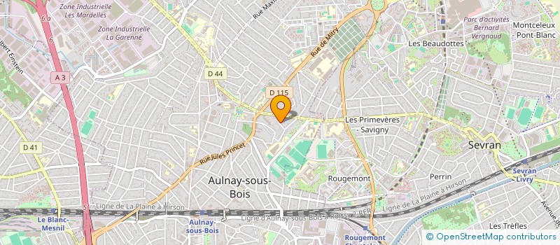 localisation de l'entreprise SCI SEPT A à AULNAY-SOUS-BOIS
