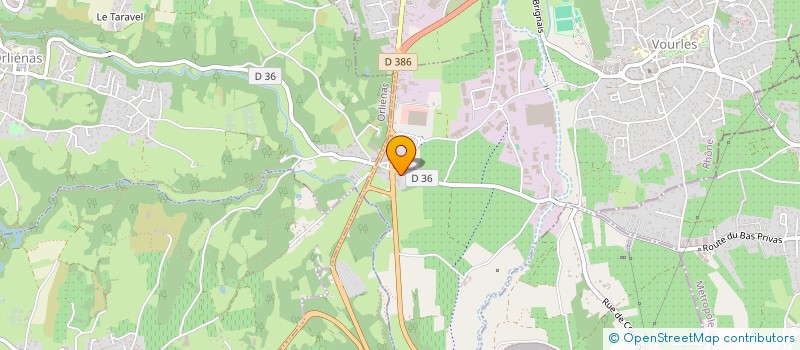 localisation de l'entreprise SCI SEPT CHEMINS  VOURLES