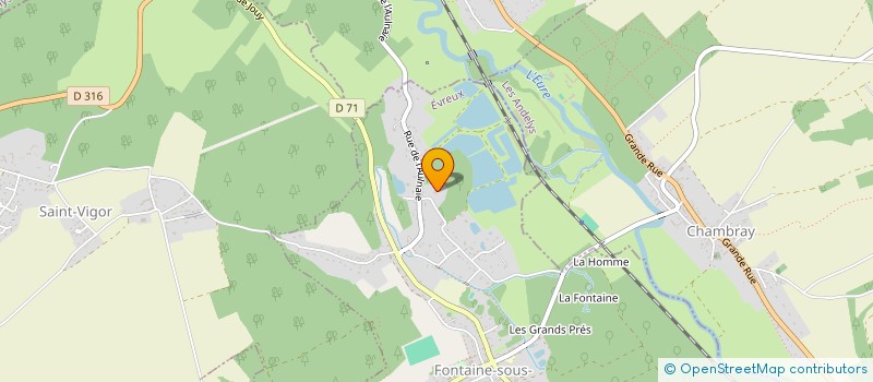 localisation de l'entreprise SCI SEPTANTE  FONTAINE-SOUS-JOUY