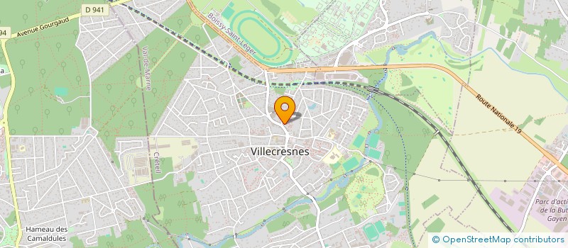 localisation de l'entreprise SCI SEPTEMBRE 2019  VILLECRESNES