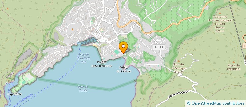localisation de l'entreprise SCI SEPTEMES PROVENCE à CASSIS
