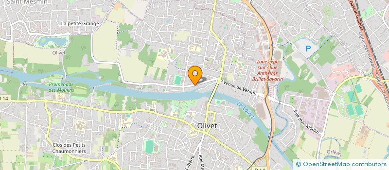 localisation de l'entreprise SCI SEPTENTRION 9G+ à OLIVET
