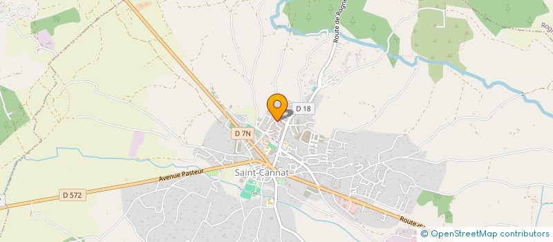localisation de l'entreprise SCI SEPTOURS-RICHARD  SAINT-CANNAT
