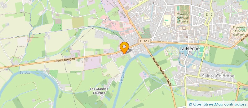 localisation de l'entreprise SCI SEPTV  LA FLECHE