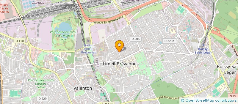 localisation de l'entreprise SCI SEPTYME à LIMEIL-BREVANNES
